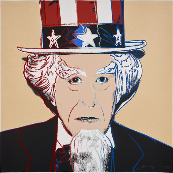 Andy Warhol Uncle Sam, from Myths (F. & S. 259)1981  USD 40,640